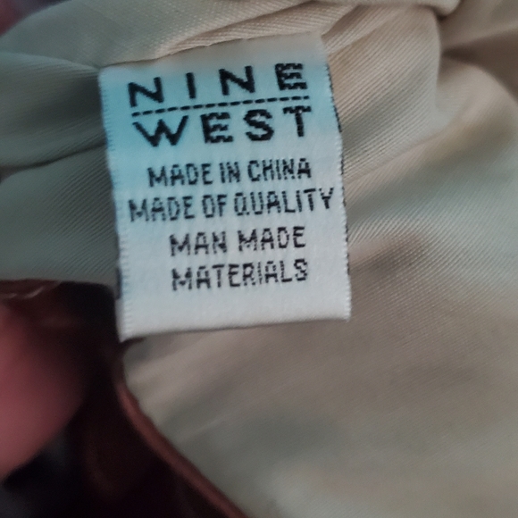 Nine West brown black handbag purse - Picture 8 of 8